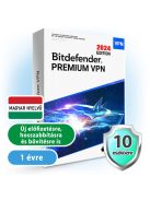 Bitdefender VPN Premium 10 eszközre, 1 évre