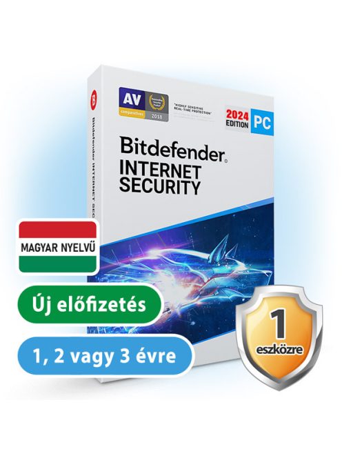 Bitdefender Internet Security 1 eszköz / 1 év