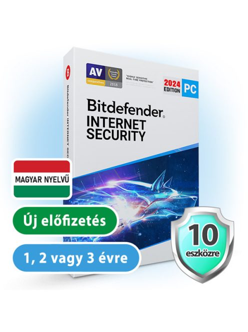 Bitdefender Internet Security 10 eszköz / 3 év