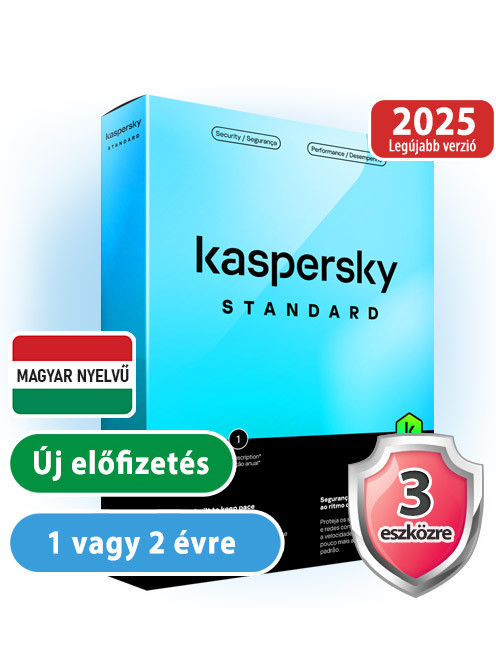 Kaspersky Standard (Antivirus 2025) 3 eszközre