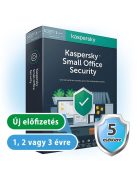 Kaspersky Small Office Security 5 PC-re, 1 szerverre, 2 éves előfizetés