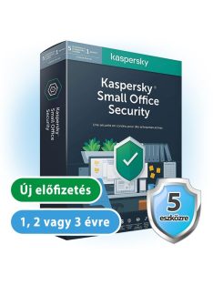   Kaspersky Small Office Security 5 PC-re, 1 szerverre, 1 éves előfizetés