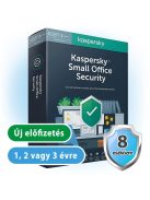 Kaspersky Small Office Security 8 PC-re, 1 szerverre, 3 éves előfizetés