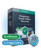 Kaspersky Small Office Security 20 PC-re, 2 szerverre, 2 éves előfizetés