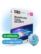 Bitdefender Total Security 5 eszközre, 2 évre
