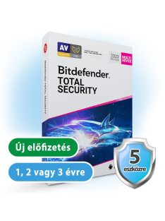 Bitdefender Total Security 5 eszközre, 2 évre
