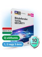 Bitdefender Total Security 10 eszközre, 3 évre