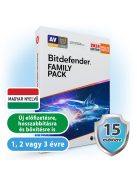 Bitdefender Family Pack 15 eszköz/ 3 év