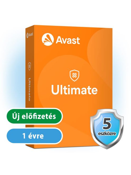 Avast Ultimate 5 eszköz / 1 év (Csak Windows)