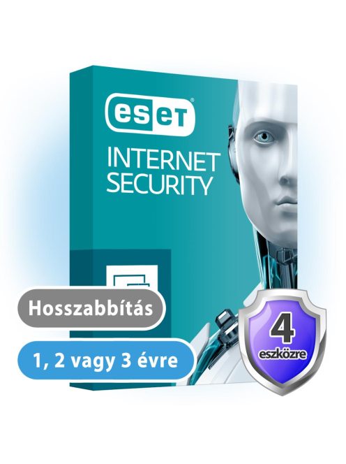 ESET Internet Security 4 eszközre (hosszabbítás)